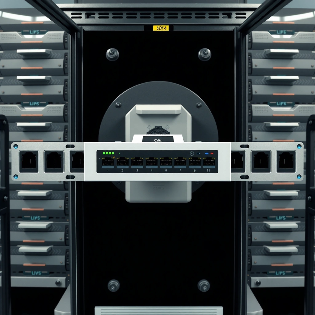 Diagram illustrating how a network switch operates within a computer network.